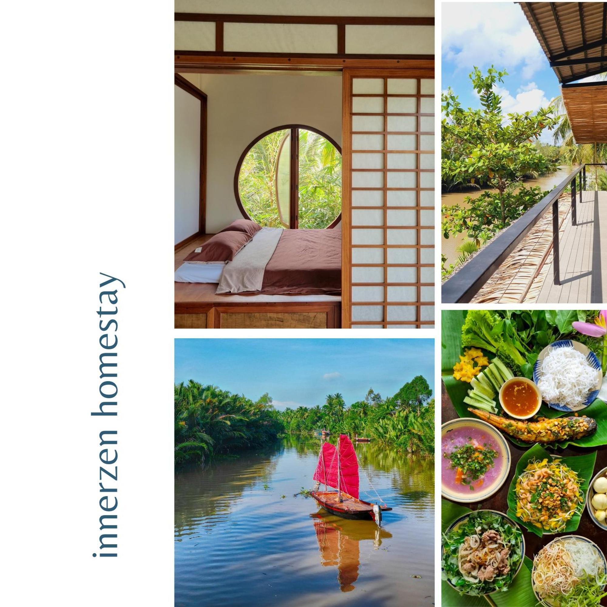 Innerzen Riverside Homestay Ben Tre - Japanese Style Kültér fotó