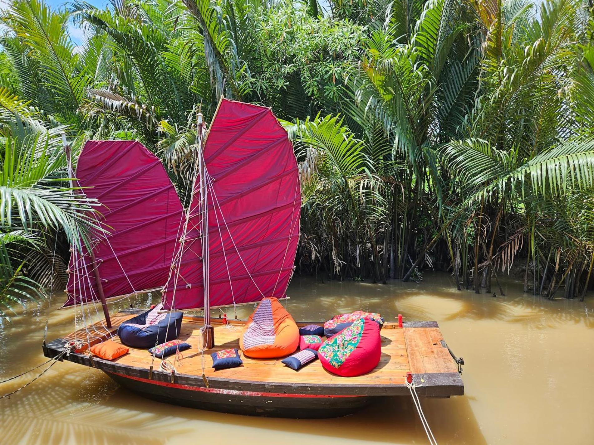 Innerzen Riverside Homestay Ben Tre - Japanese Style Kültér fotó